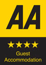 The AA grading system has long been seen as the benchmark for independent accommodation inspection for B&Bs, Guest Houses and Hotels. We are delighted to have achieved 4 stars for our very high quality accommodation, so you can be assured of a comfortable and exclusive stay with us.