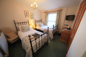 Room 1 is a comfortable light and airy twin en suite room.