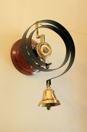 Even our door bell is in keeping with the character and style of the house - a period feature.